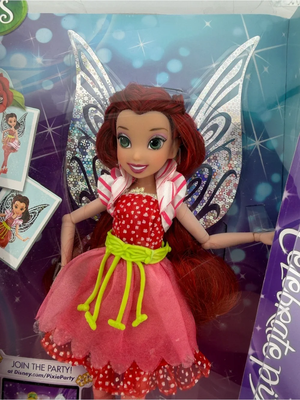 Disney Fairies Rosetta Celebrate Pixie Party Doll Jakks Pacific 2013 NRFB